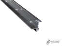 Aluminium sun roof rail, front left, polished - Type 2, 55>67