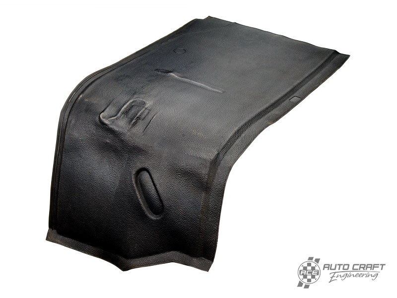 Wheel arch mats, black - Type 2, >67
