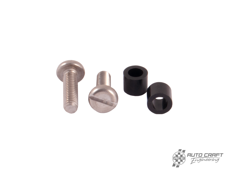 Headlamp screw and spacer, pair - Type 1 & 2 >67