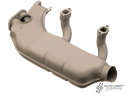 Heat exchanger, right, 2000cc - Type 2, 78>79