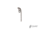 Cargo floor latch plate - Type 2, >67