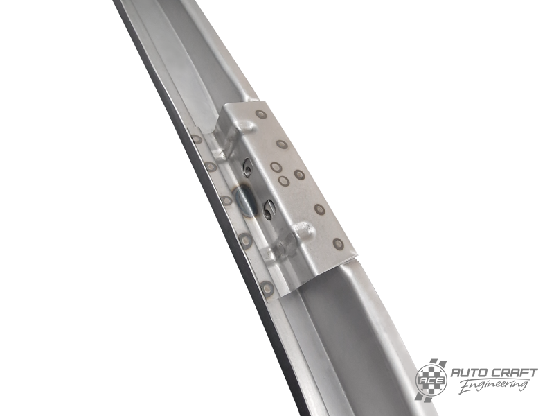 C Post repair, inner, left (800mm, to swage line) - Type 2, 55>67