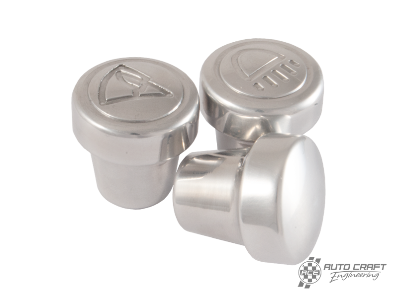 Porsche Style Knob, wiper switch, polished aluminium - Type 1