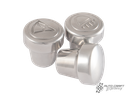 Porsche Style Knob, wiper switch, polished aluminium - Type 1