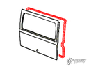 Tailgate to body seal - Type 2, 72>79
