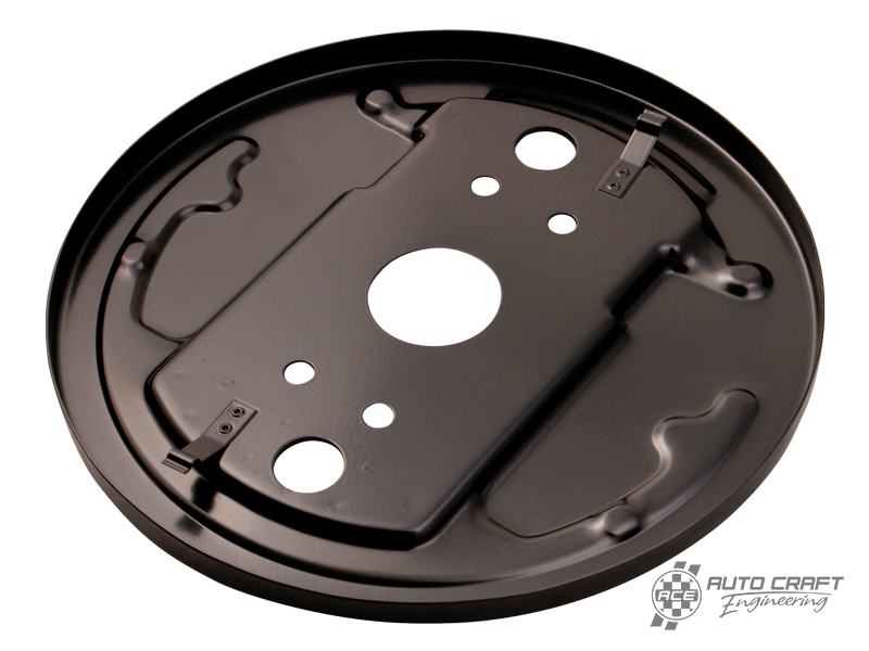 Brake backing plate, front, left - Type 2, 64>67