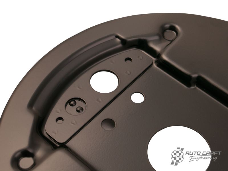 Brake backing plate, front, left - Type 2, 64>67
