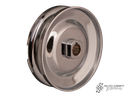 Alternator/dynamo pulley, 12 volt, chrome - Various aircooled