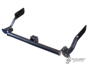 Tow bar with detachable swan neck tow ball - Type 2, 58>67
