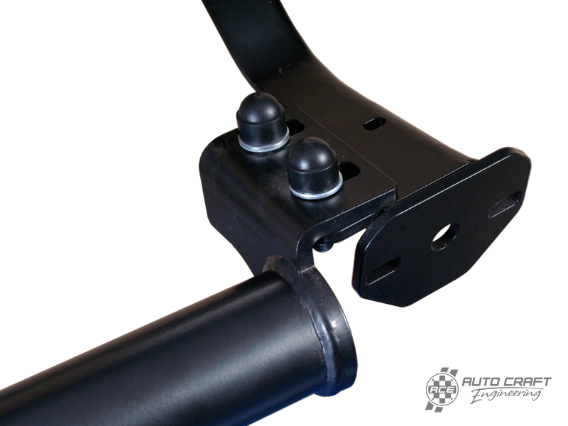 Tow bar with detachable swan neck tow ball - Type 2, 58>67