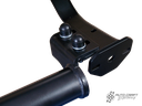 Tow bar with detachable swan neck tow ball - Type 2, 58>67
