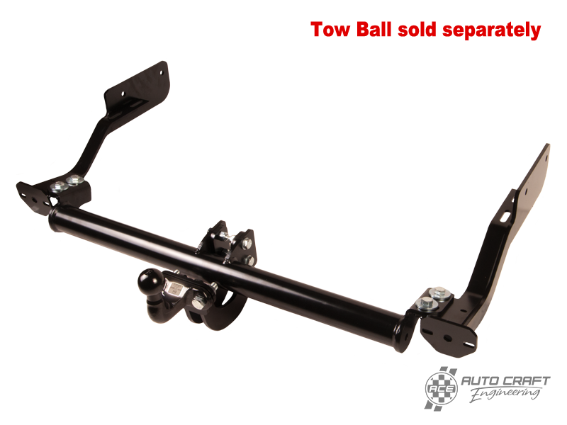 Tow bar with fixed neck tow plate - Type 2, 58>67