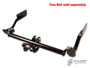 Tow bar with fixed neck tow plate - Type 2, 58>67