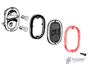 Tail light finishing ring - Type 2, 61>71