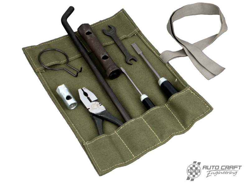 Period Tool Kit in Green Canvas Bag