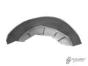 Rear arch inner tub complete, left - Type 2, 55>62