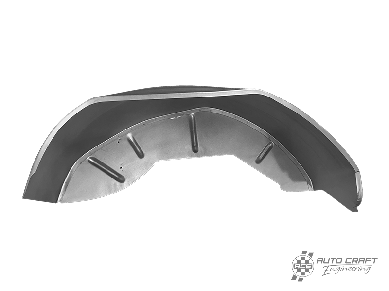 Rear arch inner tub complete, right - Type 2, 62>67