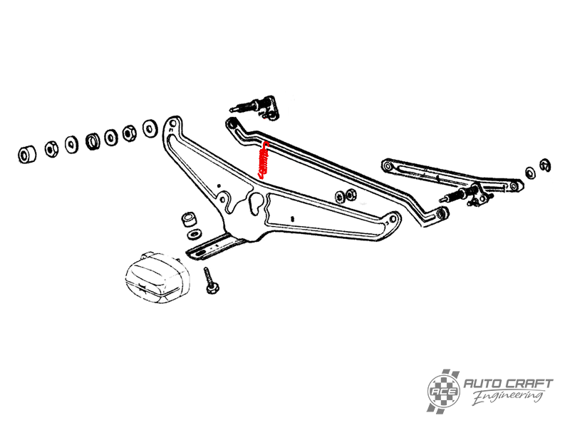 Wiper assembly spring - Type 1, 58>69