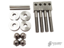 Westfalia Sub Hatch Hinge Pair, Square Post, - Type 2, >60