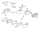 Front indicator housing, right - Type 2, 68>72
