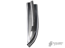 C Post repair, inner, left (200mm) - Type 2, 55>67