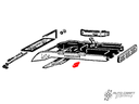 Handle, air control flaps, black - Type 2, 55>67