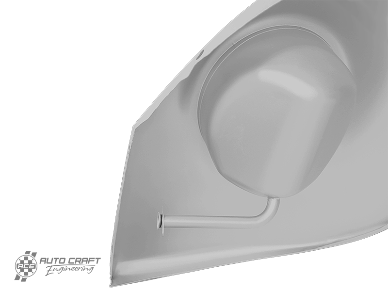 Front wing/fender, right - Type 1, >52 (Without horn grill)