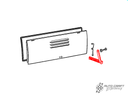 Engine lid/locker door stay - Type 2, 55>63, 52>63 for single cab