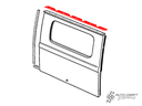 Rear hatch hinge beading - Type 2, 55>63