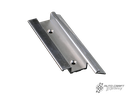 Aluminium sun roof rails set, polished - Type 2, 55>67