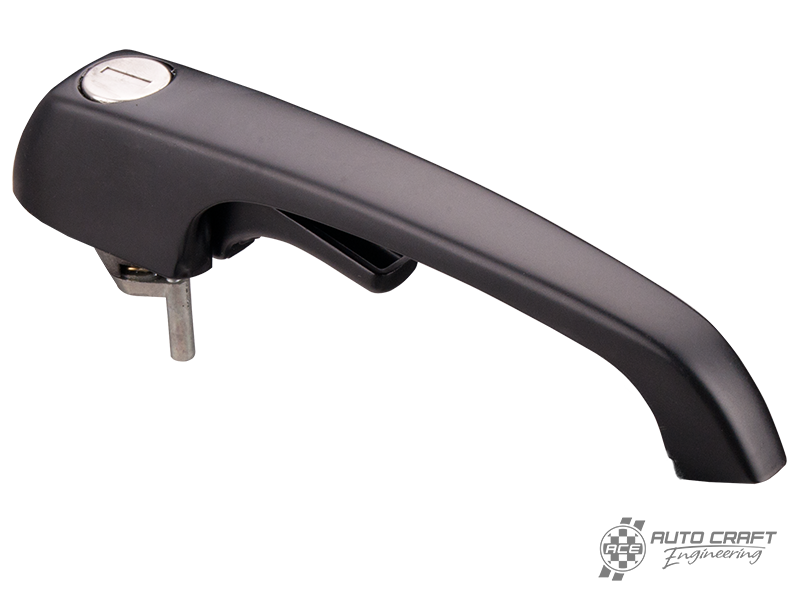 Cab door handle, black - Type 2, 69>79