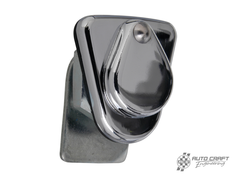 Fuel flap lock, church key, chrome - Type 2, 55>66