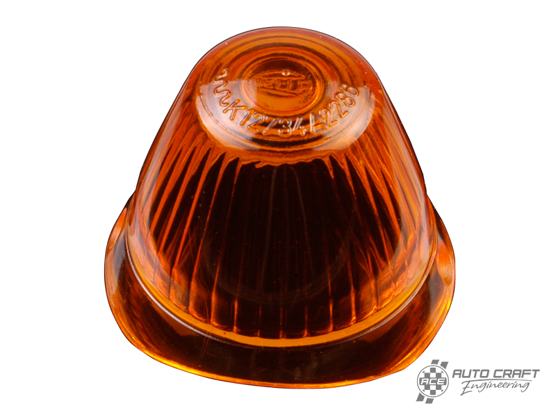 Bullet indicator lens, Hella, amber - Type 1, >57 Type 2, >63