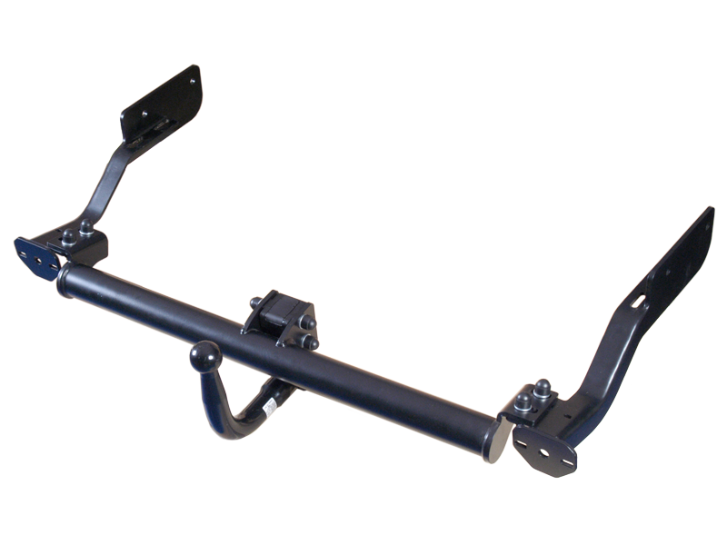 Tow bar with detachable swan neck tow ball - Type 2, 58>67