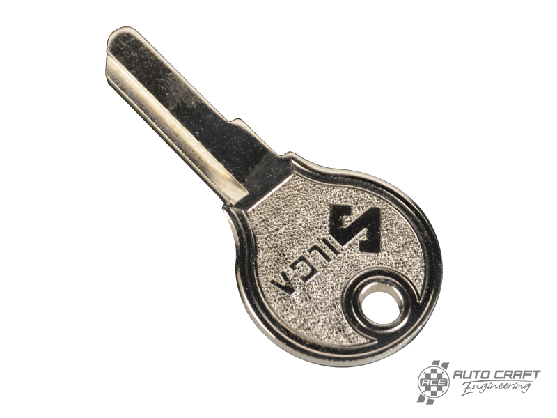Key blank, E, Z, D, V & F - Type 2, 50>63