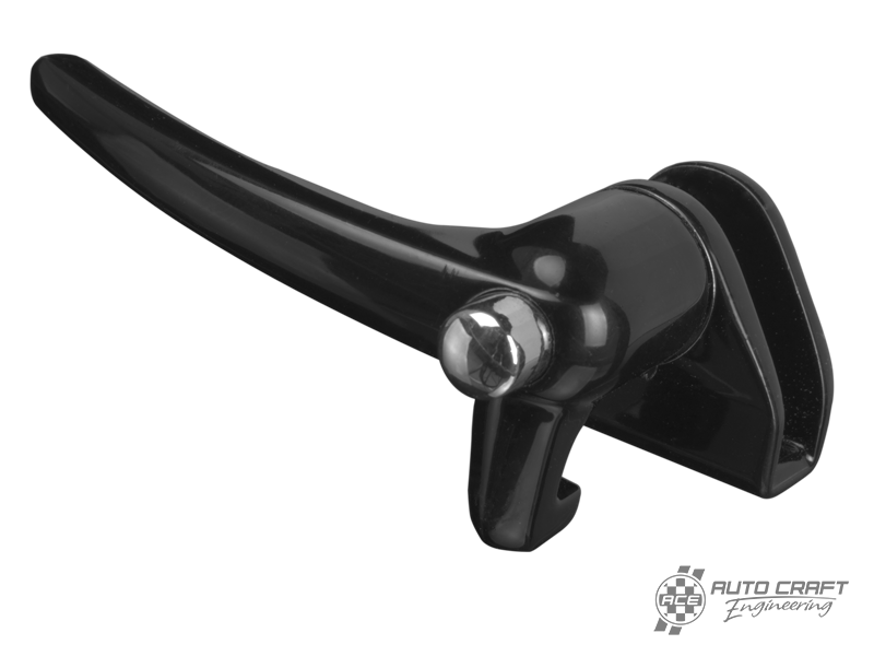 1/4 light catch, right, black - Type 2, 52>67