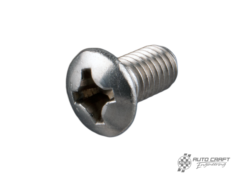 Screw, cross drive countersunk raised head, AM 8 X 18, stainless steel - DIN 7988