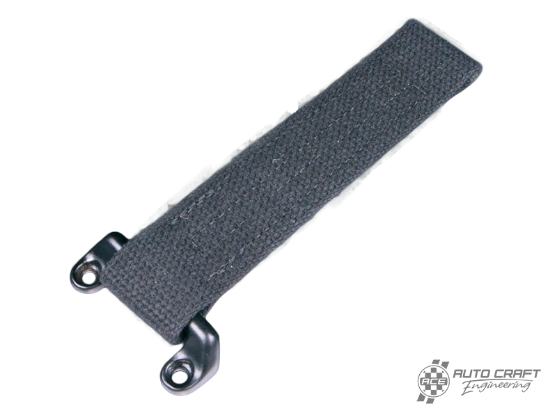 Cargo door check strap, black - Type 2, 55>60