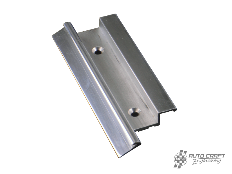 Aluminium sun roof rail, rear left, polished - Type 2, 55>67
