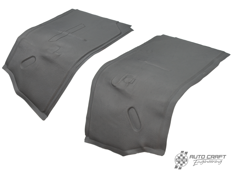Wheel arch mats, grey - Type 2, >67