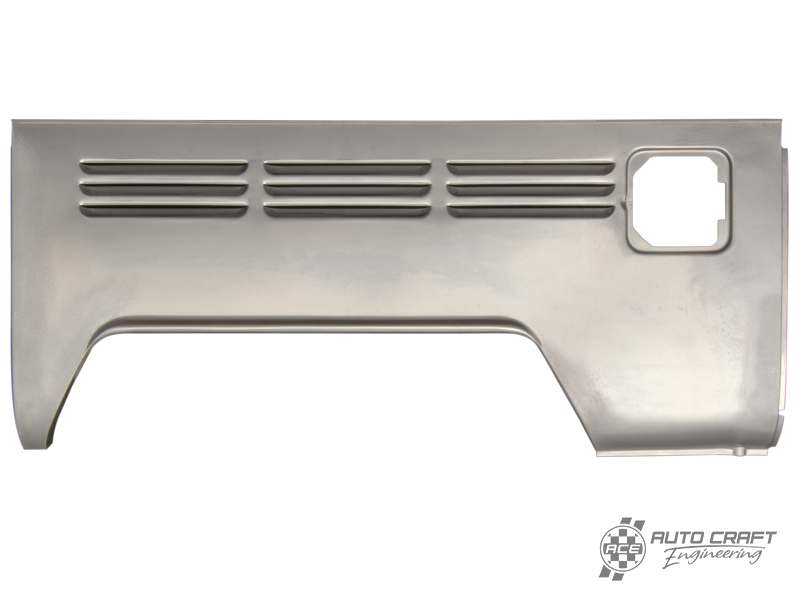 Single cab short side panel, right (LHD) - Type 2, 68>70