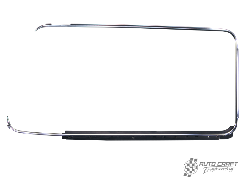 Cab door window trim & seal, left - Type 2, 68>79