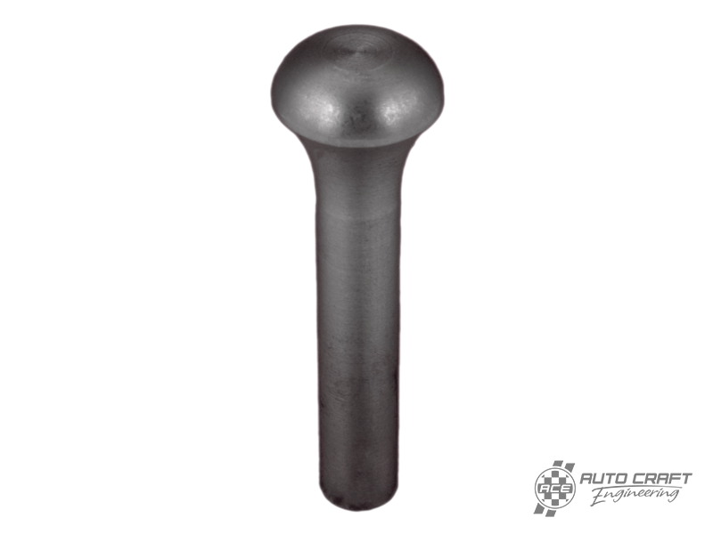 Lock button, brushed stainless, cab door - Type 2, 68>79