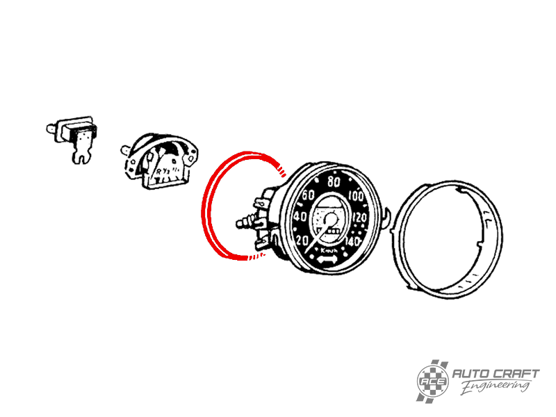 Speedometer seal - various aircooled