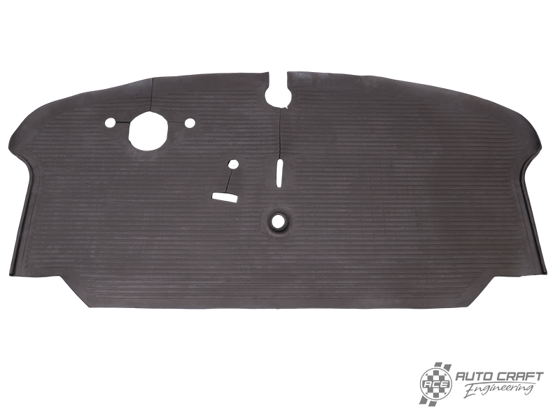 Cab floor mat, black, LHD - Type 2, 73>79