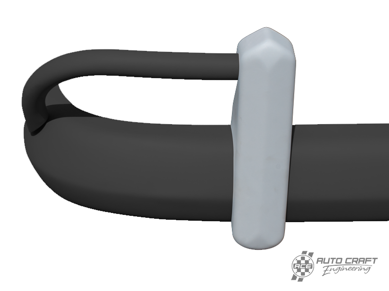 Left overrider, rear bumper - Type 2, 58>67