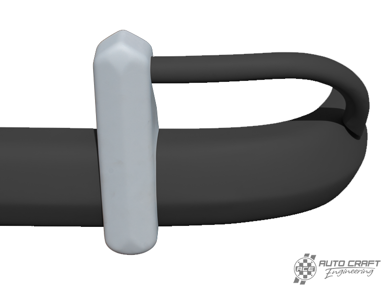 Right overrider, rear bumper - Type 2, 58>67