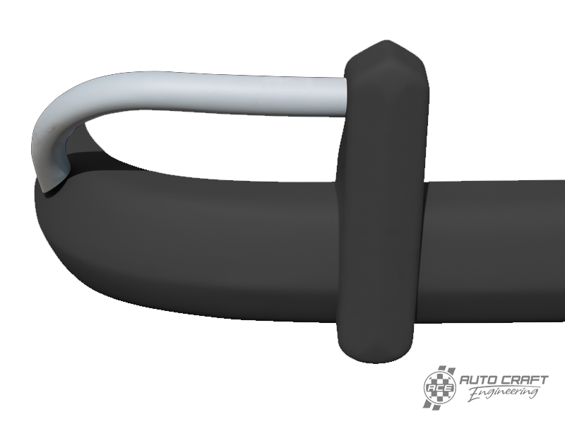 Left towel rail, rear bumper - Type 2, 58>67