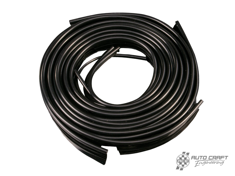 Wing beading, gloss black, 8m - Type 1