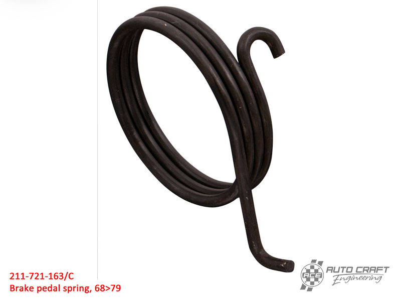 Brake pedal spring, LHD - Type 2, 68>79